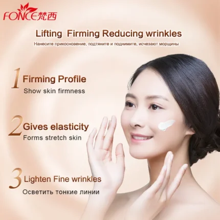 Korea Anti Aging Wrinkle Remover Face Cream Dry Skin Hydrating Facial Lifting Firming Day Night Cream Peptide Serum 50g