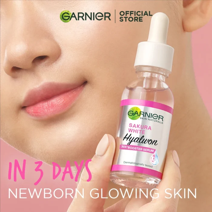 GARN Nier Nier Serum Sakura Glow 30x سيروم الترطيب المعزز للهيالورونيك 30 مل سيروم لشد البشرة 30 مل سيروم العناية بالوجه - الصورة 3