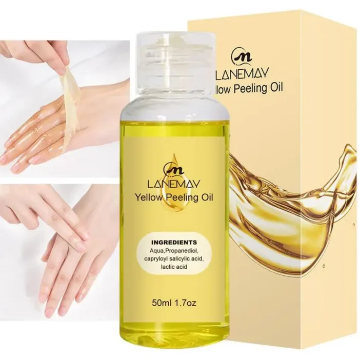 1pcs Yellow Peeling Oil Dark Skin Bleaching Remove Arm Knee Legs Melanin Body Brighten Scrub Whiten Exfoliating Dead Skin Care - Image 3