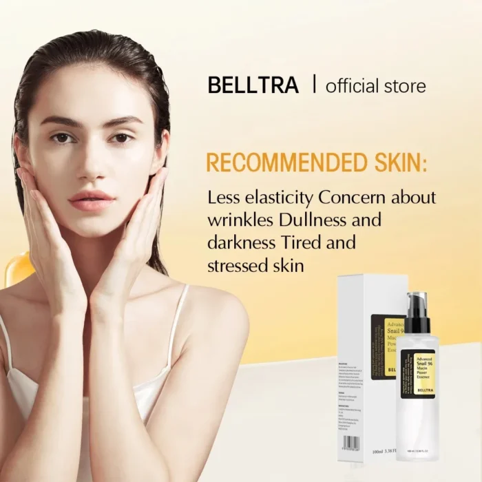 Snail mucin 96 Korean skin care snail whitening, moisturizing, anti-aging, acne mark removal, snail essence three-piece set - Image 2