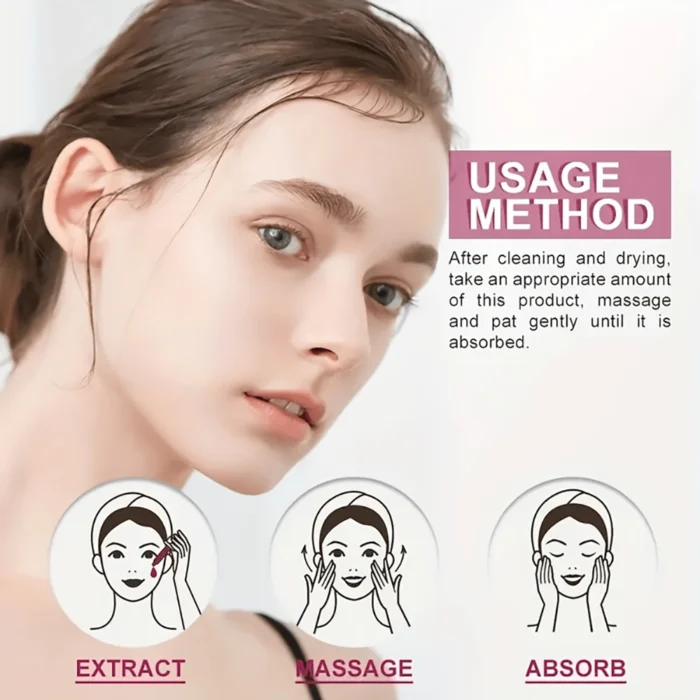 GARN Nier Nier Serum Sakura Glow 30x سيروم الترطيب المعزز للهيالورونيك 30 مل سيروم لشد البشرة 30 مل سيروم العناية بالوجه - الصورة 4