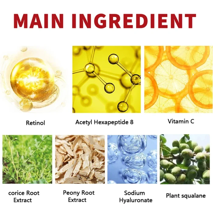 Deeply nourishing retinol collagen face care cream suitable for dry and rough skin, moisturizing face cream for aging skin - Image 3