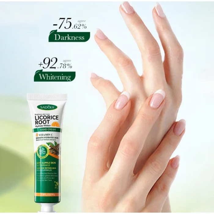 Fast Brighten Dark Knuckles Cream Whiting Hand Cream Lighten Melanin Stains Corrector Hand Anti Crack Soften Moisturize Product - Image 2