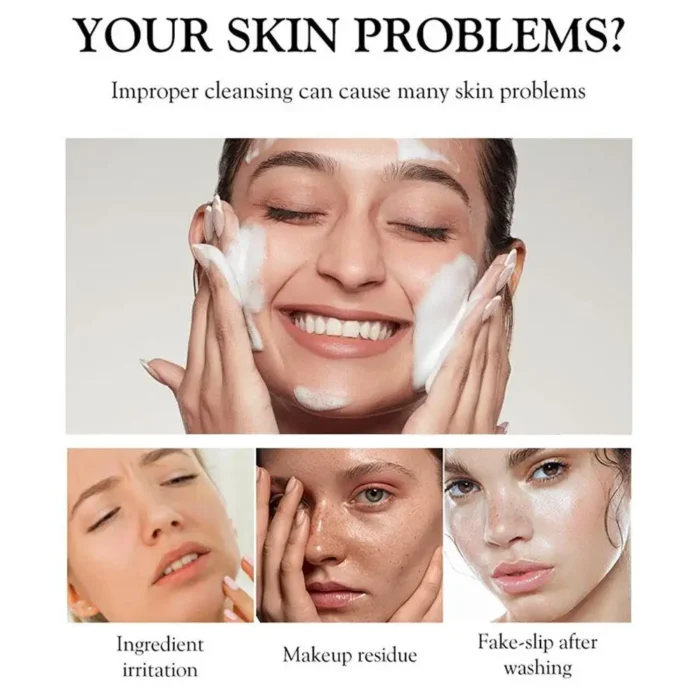 150ml Amino Acid Gentle Facial Cleanser Deep Cleansing Blackheads Moisturizing Soothing Repair Pore Cleanser Mild Skin Care - Image 4