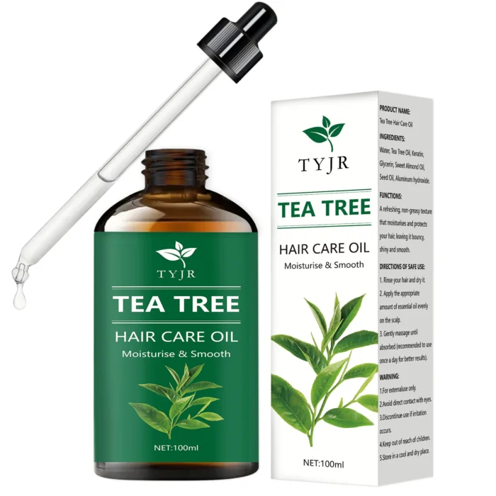Tea tree essential oil for skin care, massage, shower, diffuser relaxing essential oil for face, body, nails, hair, eyelashes - Image 2