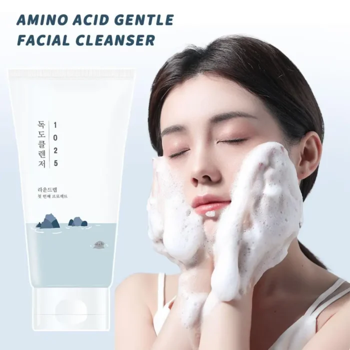 150ml Amino Acid Gentle Facial Cleanser Deep Cleansing Blackheads Moisturizing Soothing Repair Pore Cleanser Mild Skin Care - Image 2