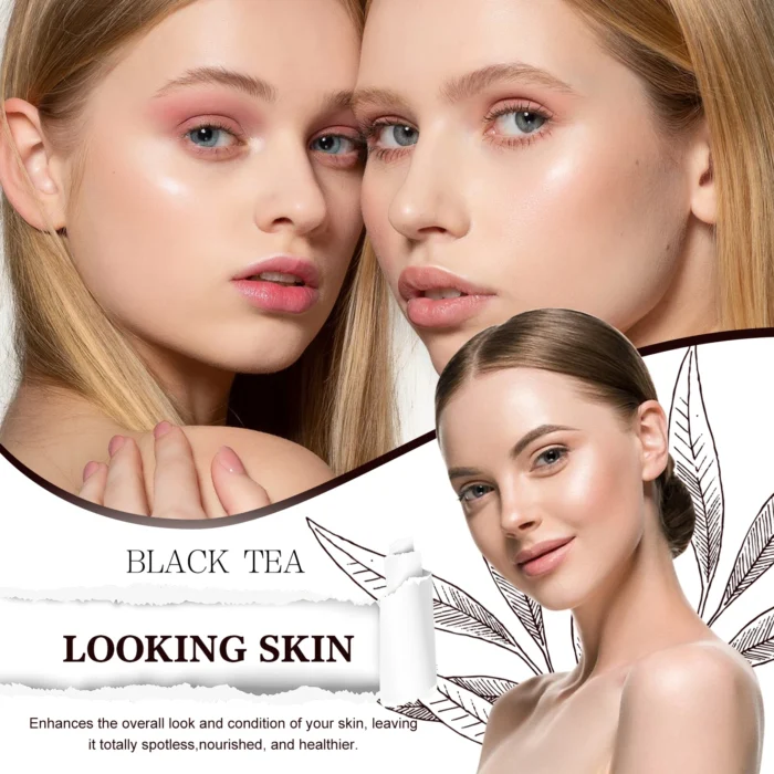 West&Month Black Tea Facial MaskCleanse PoresApplication MaskBrighten PoresBrighten ComplexionRejuvenate Facial Mask - Image 3