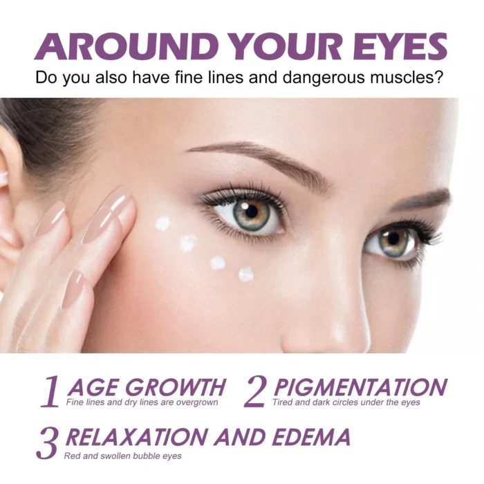 Instant Eye Bag Removal Cream Retinol Anti-Wrinkle Firming Skin Fade Fine Lines Anti Dark Circle Puffiness Brighten Eye Care - Image 6