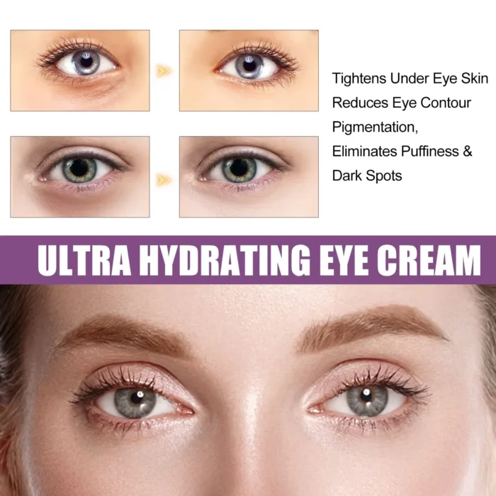 Instant Eye Bag Removal Cream Retinol Anti-Wrinkle Firming Skin Fade Fine Lines Anti Dark Circle Puffiness Brighten Eye Care - Image 3