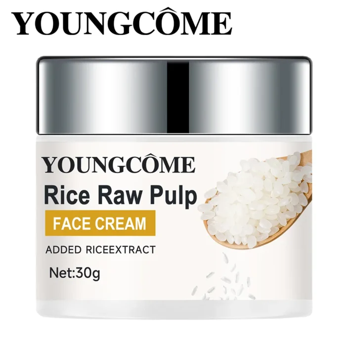 Rice Cream Promotes Elasticity Radiance MoisturizesNouriTheshes LocksMoisture Anti Aging Face Lifting Nourishing Repair Collagen - Image 6
