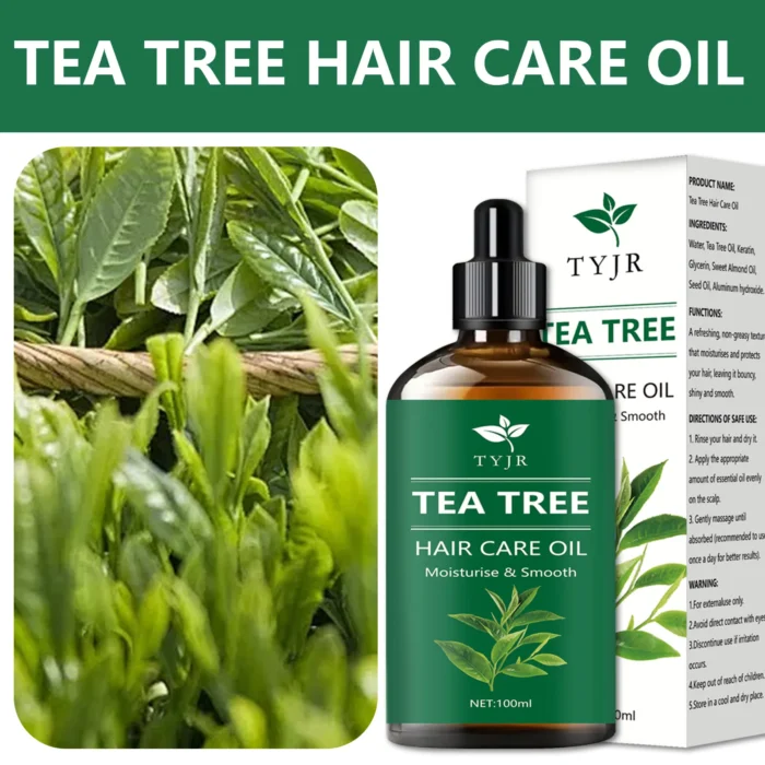 Tea tree essential oil for skin care, massage, shower, diffuser relaxing essential oil for face, body, nails, hair, eyelashes - Image 4